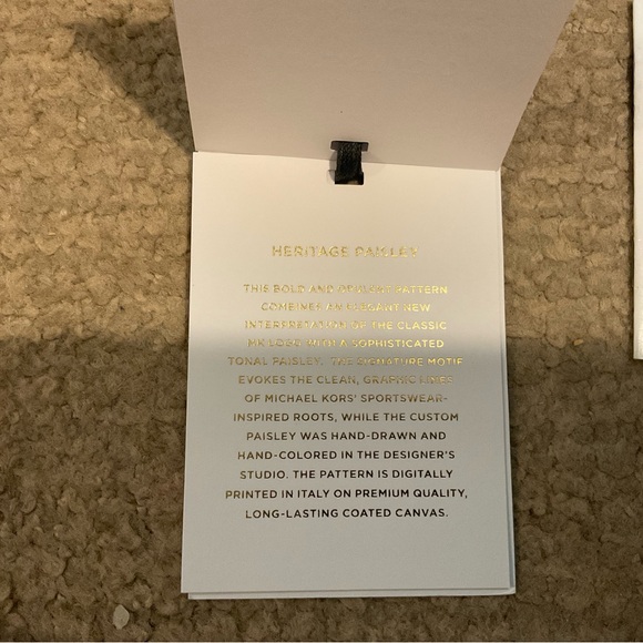 Michael Kors Paisley Canvas Tote - Picture 6 of 9